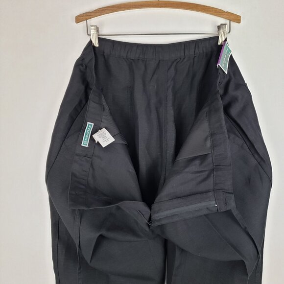 Cubavera Linen Blend Pants Black Drawstring Casual NWT Mens Size XXL - Picture 6 of 7